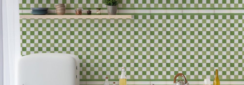 Modern minimalist white kitchen in scandinavian style, simple, minimalist interior